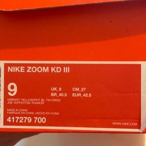 Nike Zoom KD III